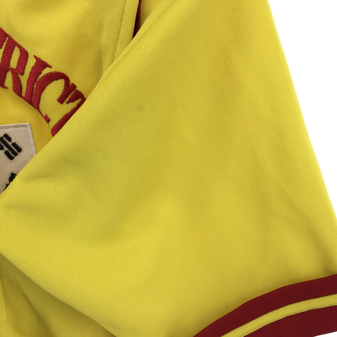 70s~ No.1 SHIRT STORE Custom Tailor E TAE WON Souvenir Short Sleeve Bowling Shirt Men's M Size Vintage unclear yellow type Vintage Second Hand