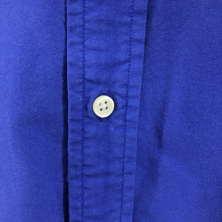 Ralph Lauren CUSTOM FIT short sleeve button down shirt, men's size S cotton blue type Vintage Second Hand