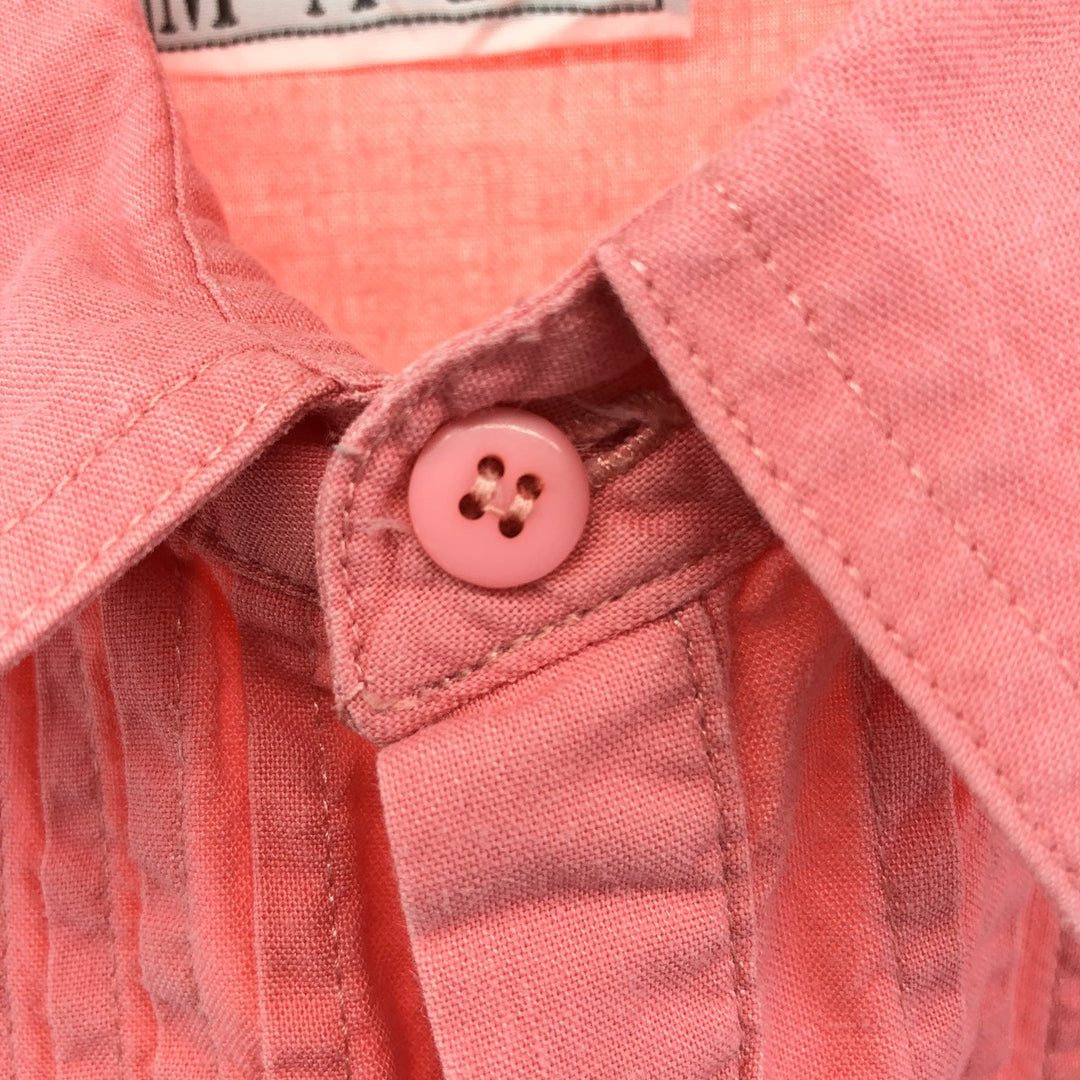 INTERNATIONAL MALE Long Sleeve Cotton Shirt Men's M Size cotton pink type Vintage Second Hand