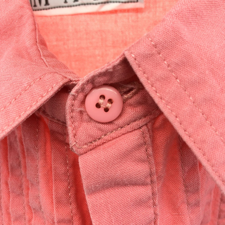 INTERNATIONAL MALE Long Sleeve Cotton Shirt Men's M Size cotton pink type Vintage Second Hand