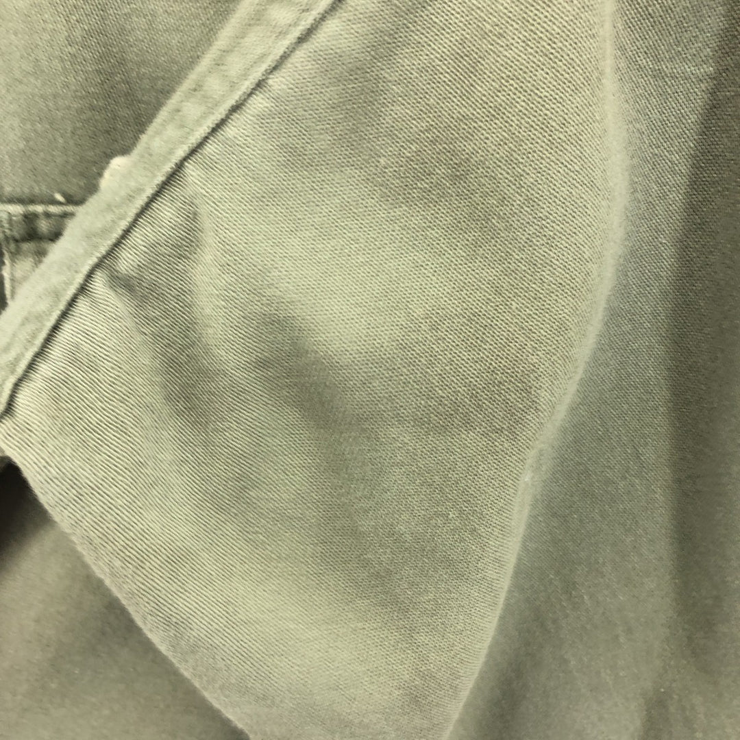 60'S barrel sleeve 3rd model military utility shirt, women's size M, vintage unclear Khaki type Vintage Second Hand