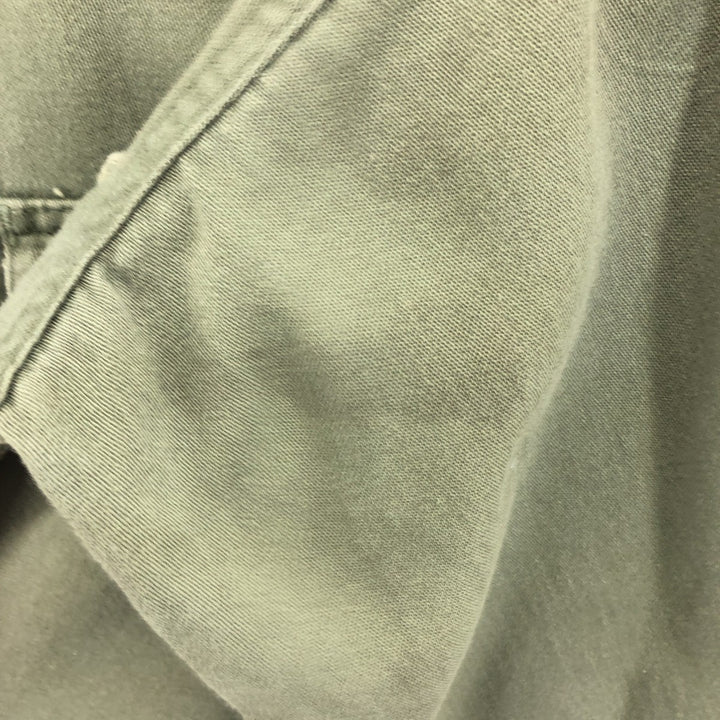 60'S barrel sleeve 3rd model military utility shirt, women's size M, vintage unclear Khaki type Vintage Second Hand