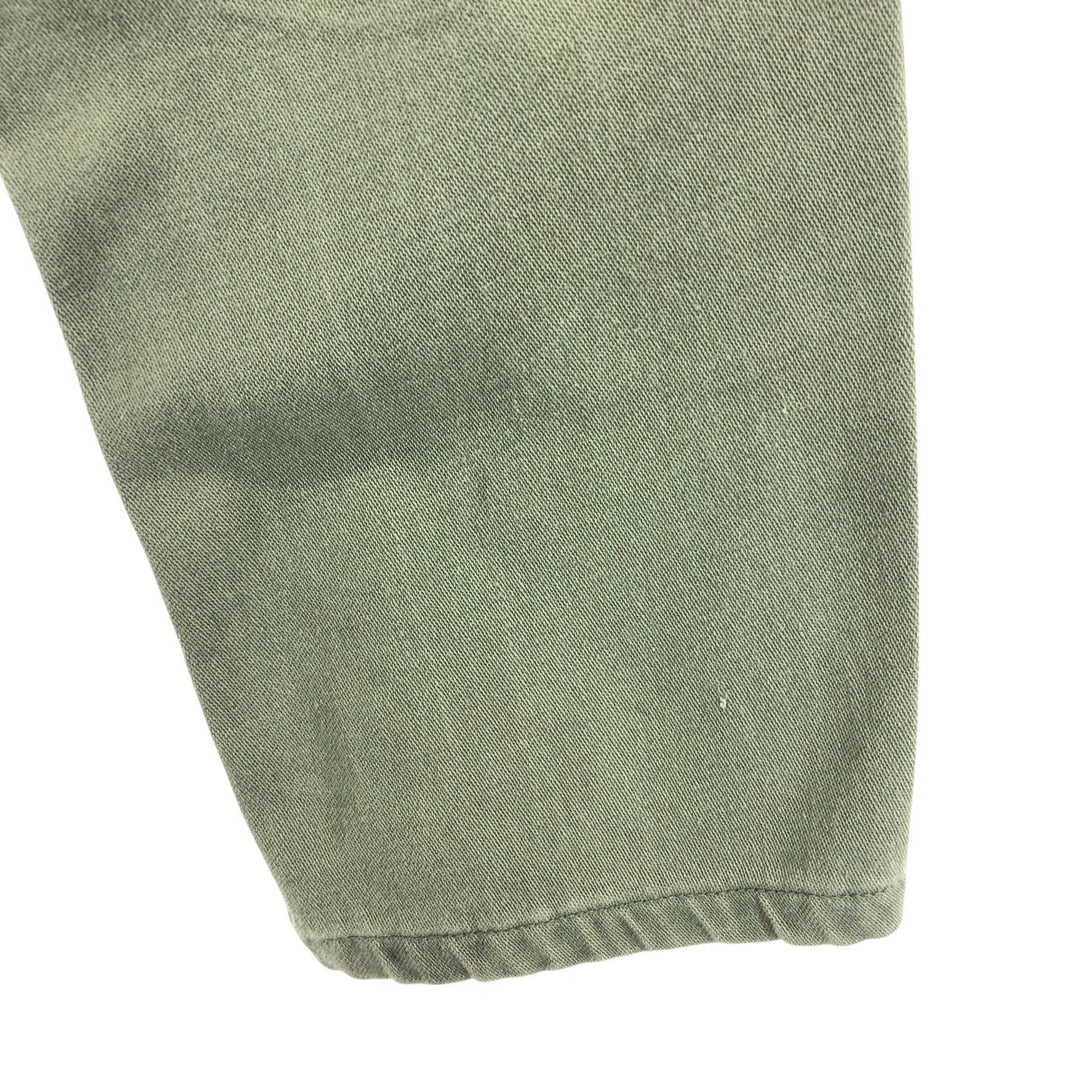 60'S barrel sleeve 3rd model military utility shirt, women's size M, vintage unclear Khaki type Vintage Second Hand