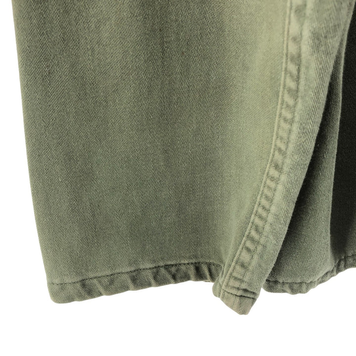 60'S barrel sleeve 3rd model military utility shirt, women's size M, vintage unclear Khaki type Vintage Second Hand