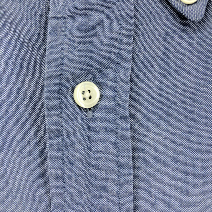 90'S Levi's DOCKERS short sleeve button down shirt, men's XL size, vintage cotton blue type Vintage Second Hand