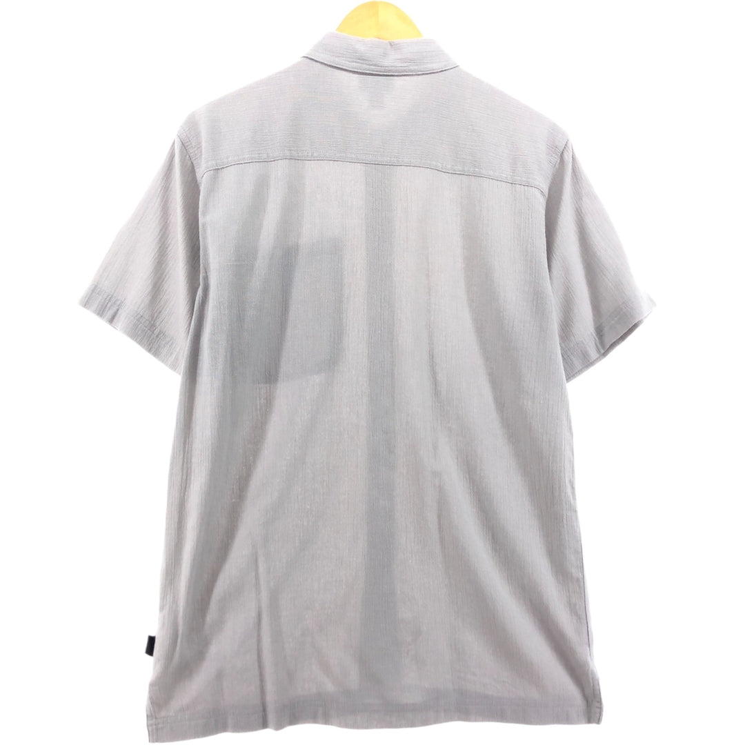Patagonia ORGANIC COTTON 52921SP17 Short Sleeve Cotton Shirt, Box Shirt, Men's Size S Organic cotton gray type Vintage Second Hand