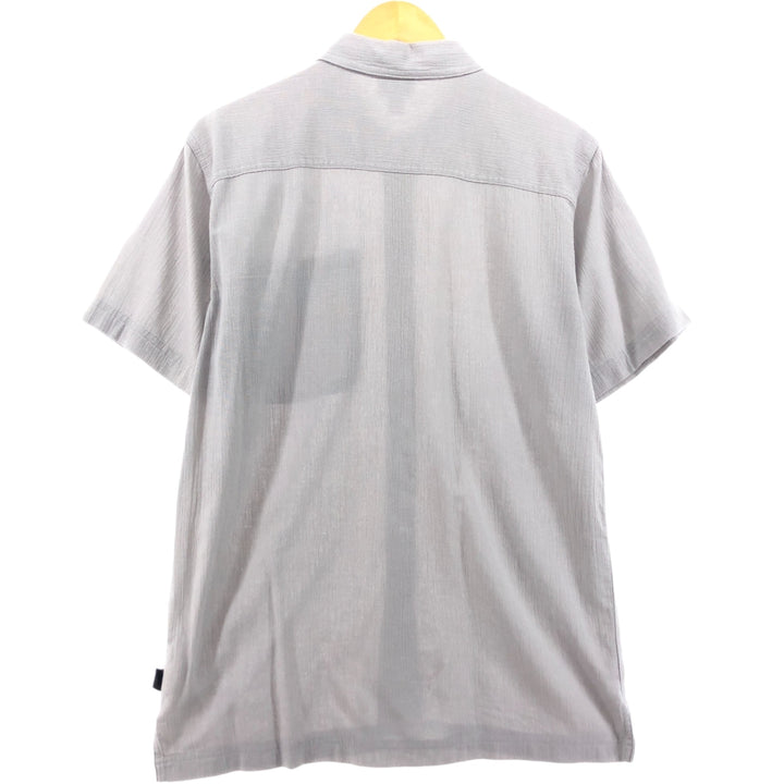 Patagonia ORGANIC COTTON 52921SP17 Short Sleeve Cotton Shirt, Box Shirt, Men's Size S Organic cotton gray type Vintage Second Hand