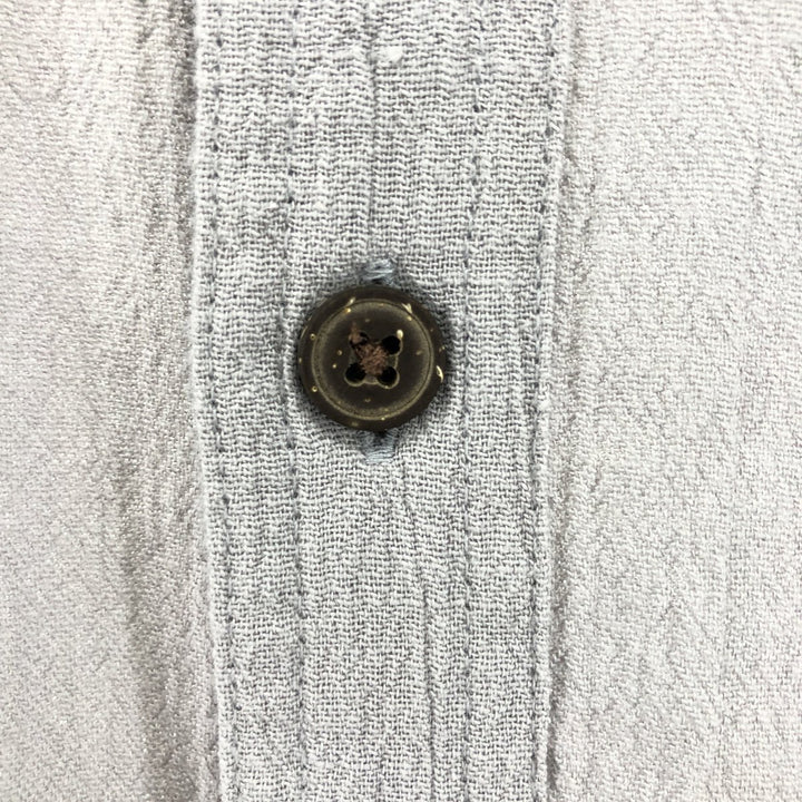 Patagonia ORGANIC COTTON 52921SP17 Short Sleeve Cotton Shirt, Box Shirt, Men's Size S Organic cotton gray type Vintage Second Hand