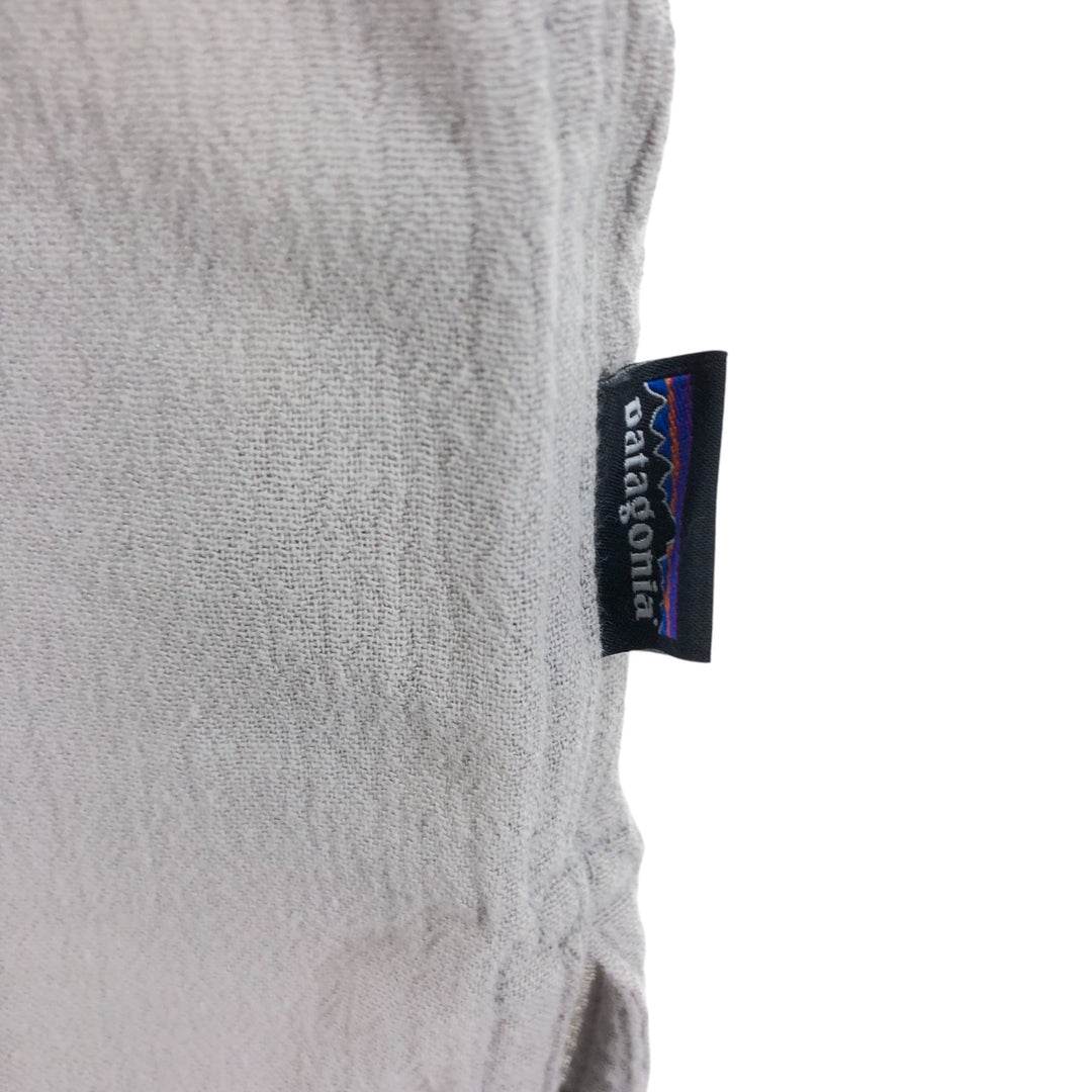 Patagonia ORGANIC COTTON 52921SP17 Short Sleeve Cotton Shirt, Box Shirt, Men's Size S Organic cotton gray type Vintage Second Hand