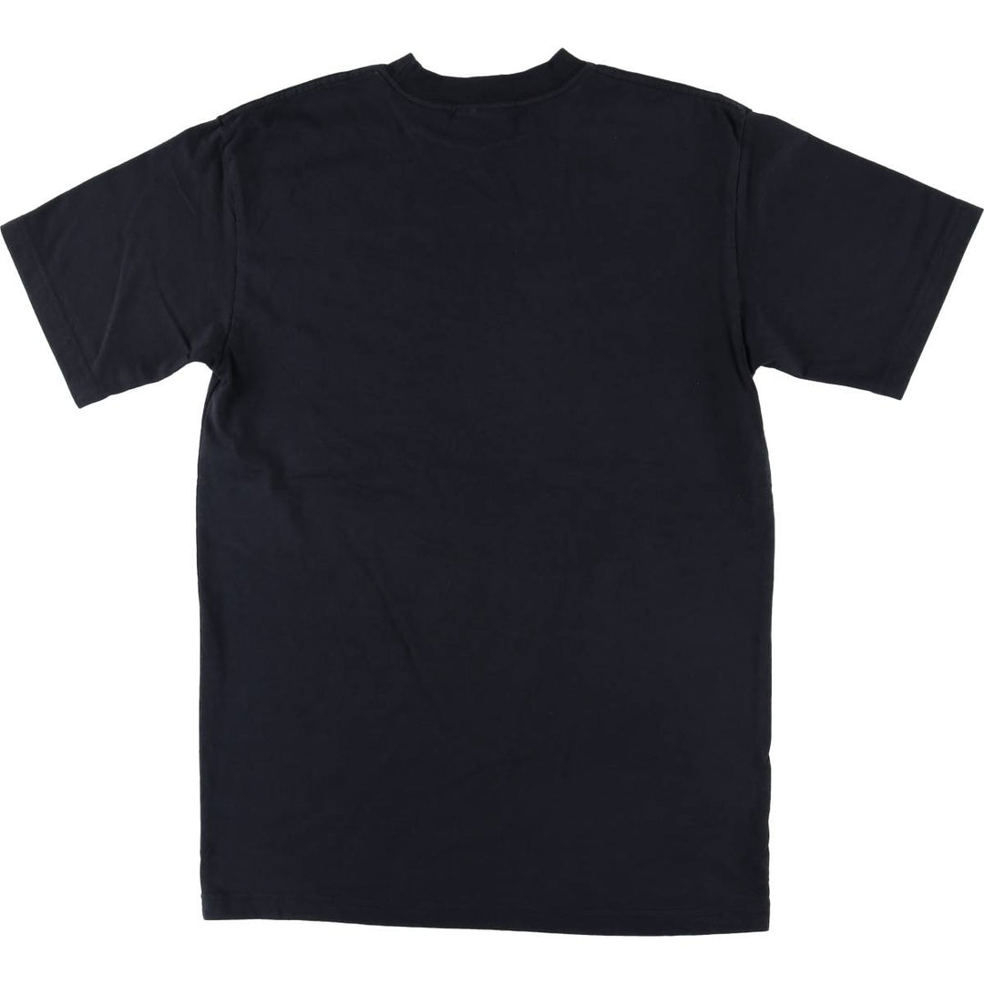 00'S Adidas Message Print T-shirt Men's L size unclear black type Vintage Second Hand