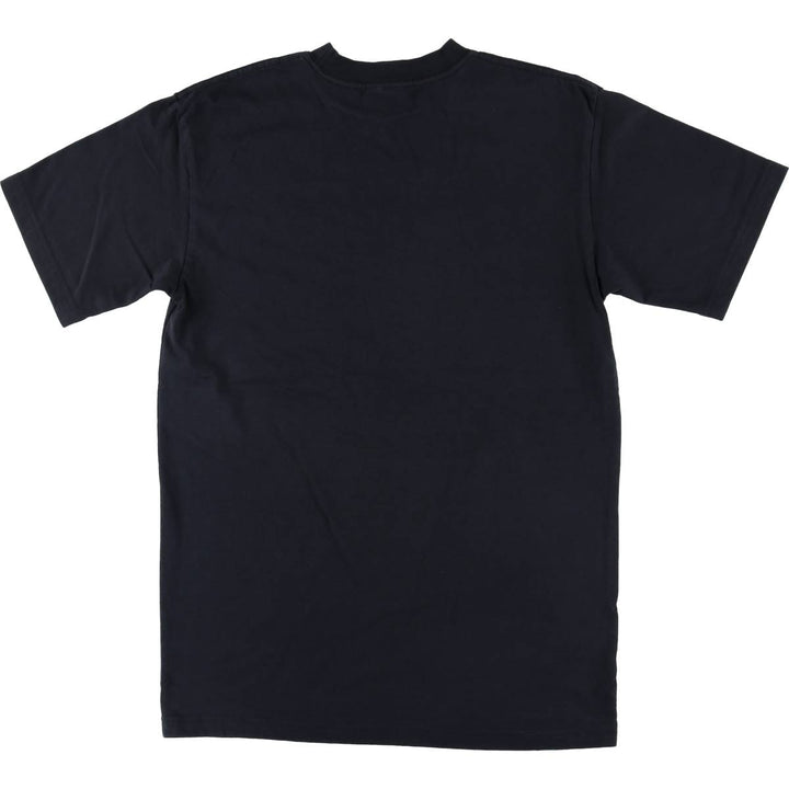 00'S Adidas Message Print T-shirt Men's L size unclear black type Vintage Second Hand