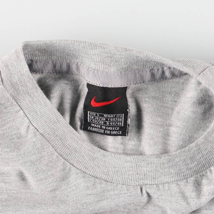 90'S Nike One Point Logo T-shirt, Men's S size cotton gray type Vintage Second Hand