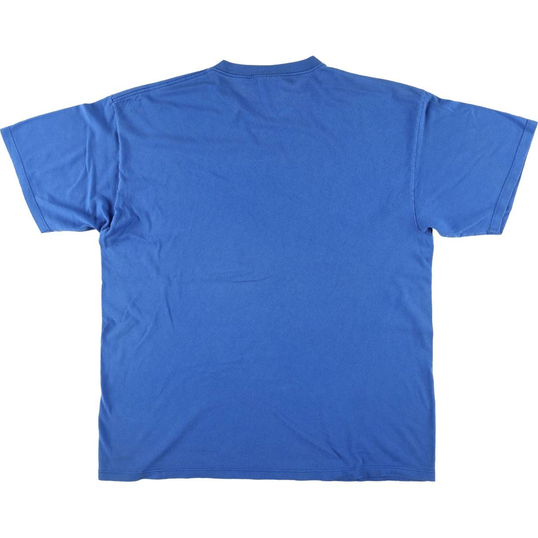 90'S Nike One Point Logo T-shirt Made in USA Men's XL Vintage cotton blue type Vintage Second Hand