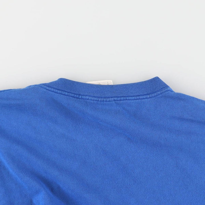 90'S Nike One Point Logo T-shirt Made in USA Men's XL Vintage cotton blue type Vintage Second Hand