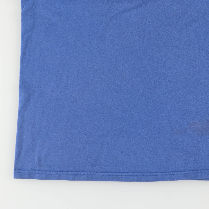 90'S Nike Logo T-shirt Made in USA Men's XXL Vintage cotton blue type Vintage Second Hand