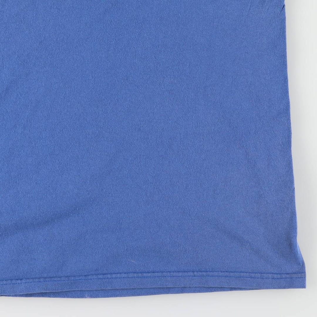 90'S Nike Logo T-shirt Made in USA Men's XXL Vintage cotton blue type Vintage Second Hand