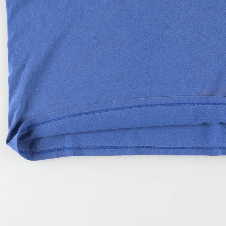 90'S Nike Logo T-shirt Made in USA Men's XXL Vintage cotton blue type Vintage Second Hand