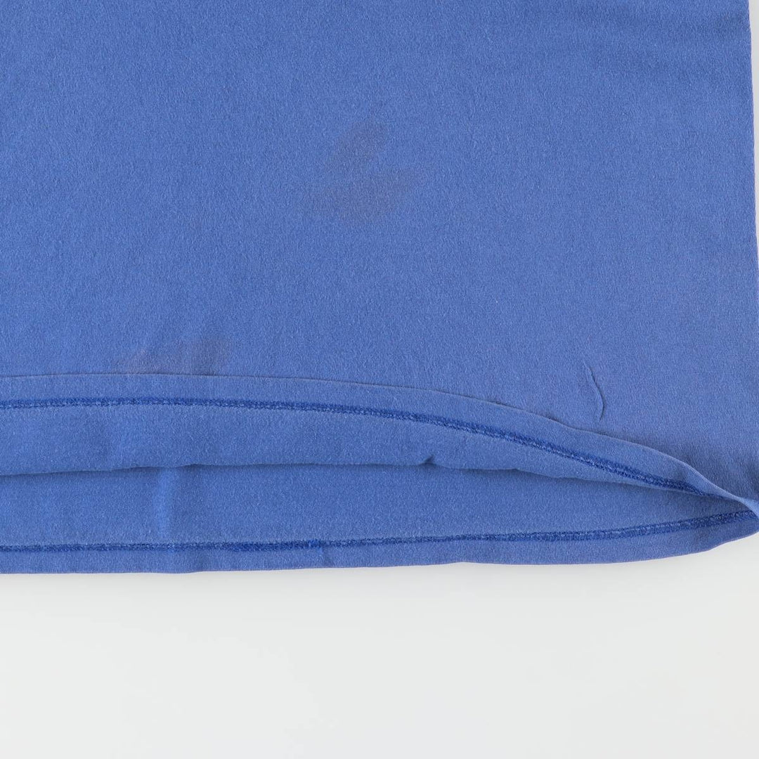 90'S Nike Logo T-shirt Made in USA Men's XXL Vintage cotton blue type Vintage Second Hand