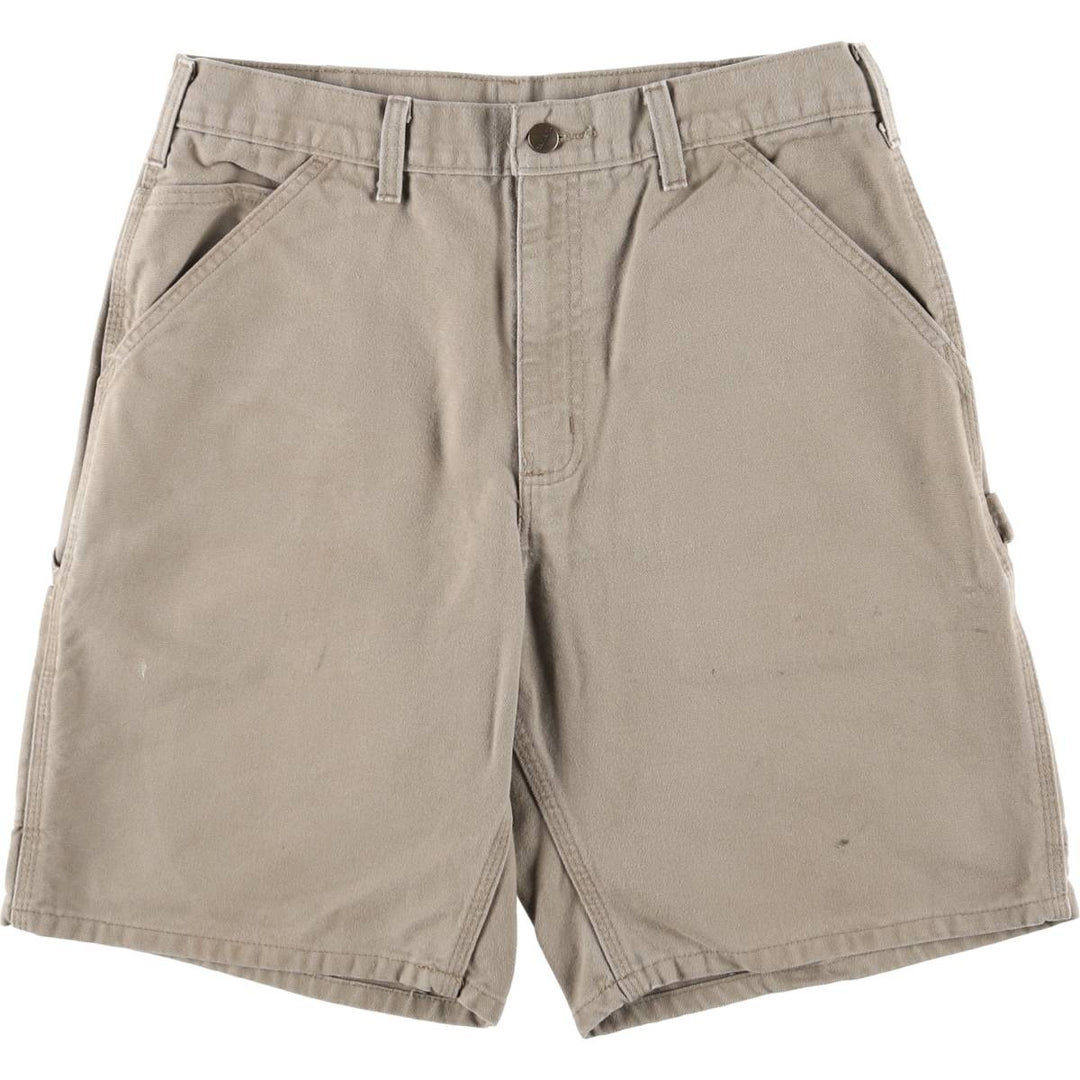 Carhartt Duck Painter Shorts, Shorts, Men's, W32 equivalent cotton Beige type Vintage Second Hand