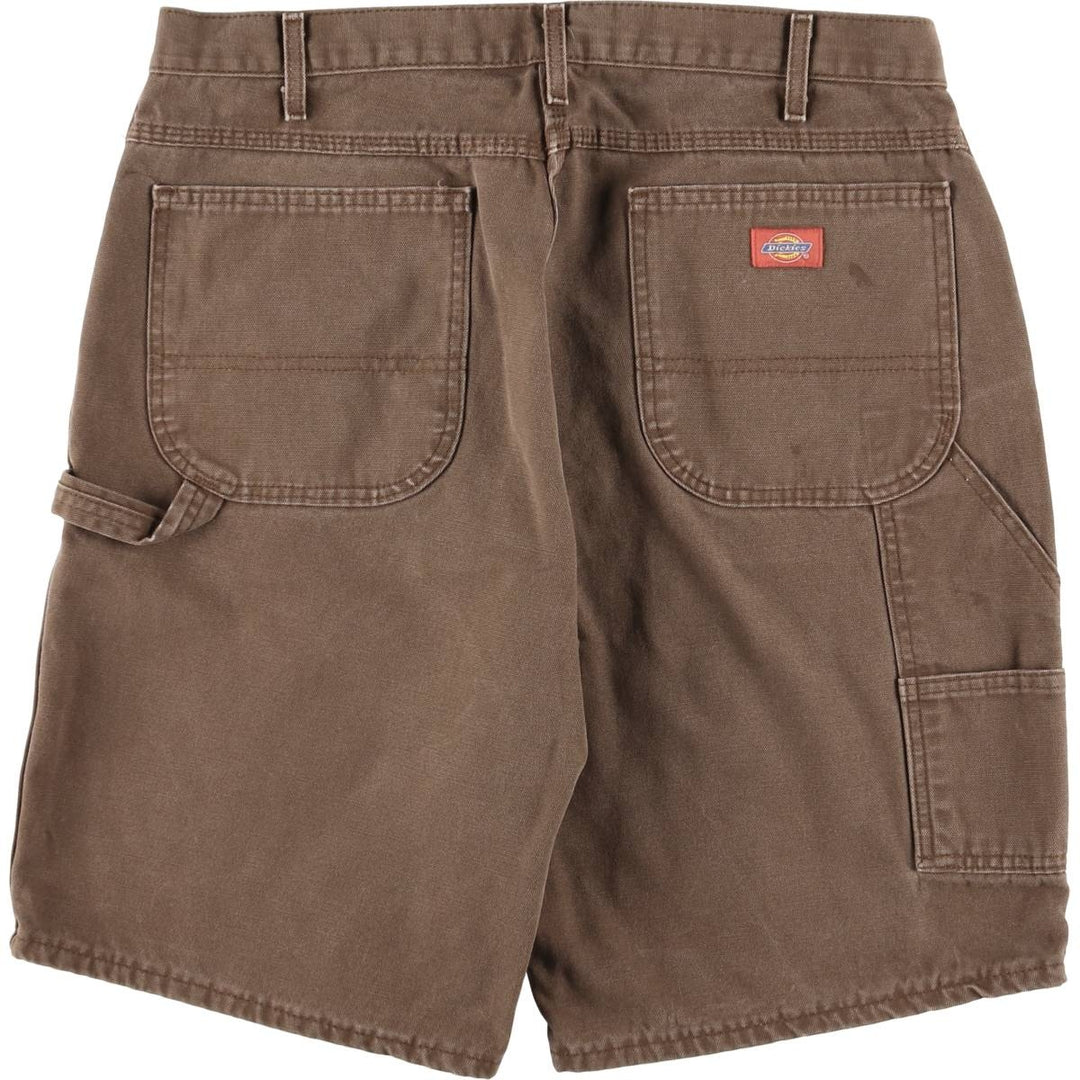 Dickies Relaxed Fit Duck Painter Shorts, Men's, W36 cotton brown type Vintage Second Hand