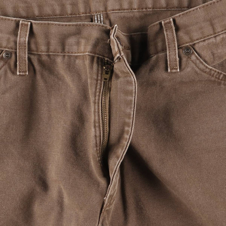 Dickies Relaxed Fit Duck Painter Shorts, Men's, W36 cotton brown type Vintage Second Hand