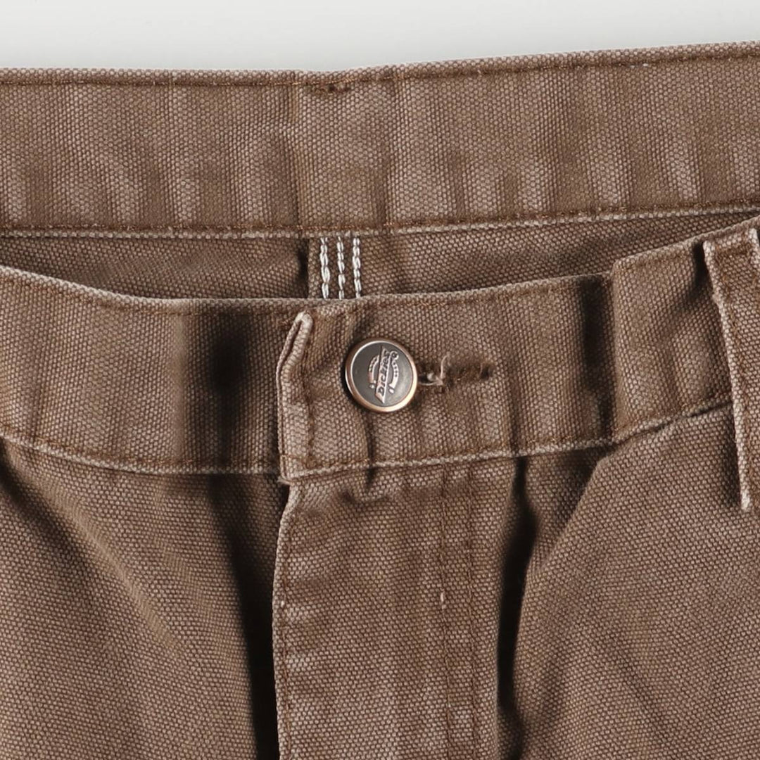 Dickies Relaxed Fit Duck Painter Shorts, Men's, W36 cotton brown type Vintage Second Hand