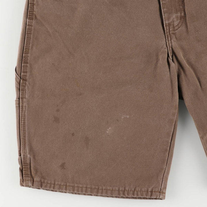 Dickies Relaxed Fit Duck Painter Shorts, Men's, W36 cotton brown type Vintage Second Hand
