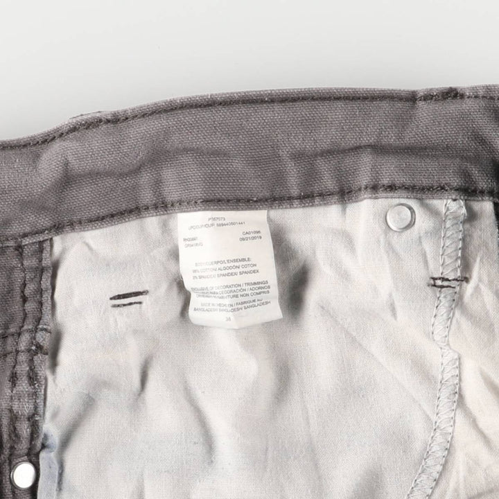 Dickies Duck Painter Shorts, Half Pants, Men's, W37 equivalent cotton gray type Vintage Second Hand