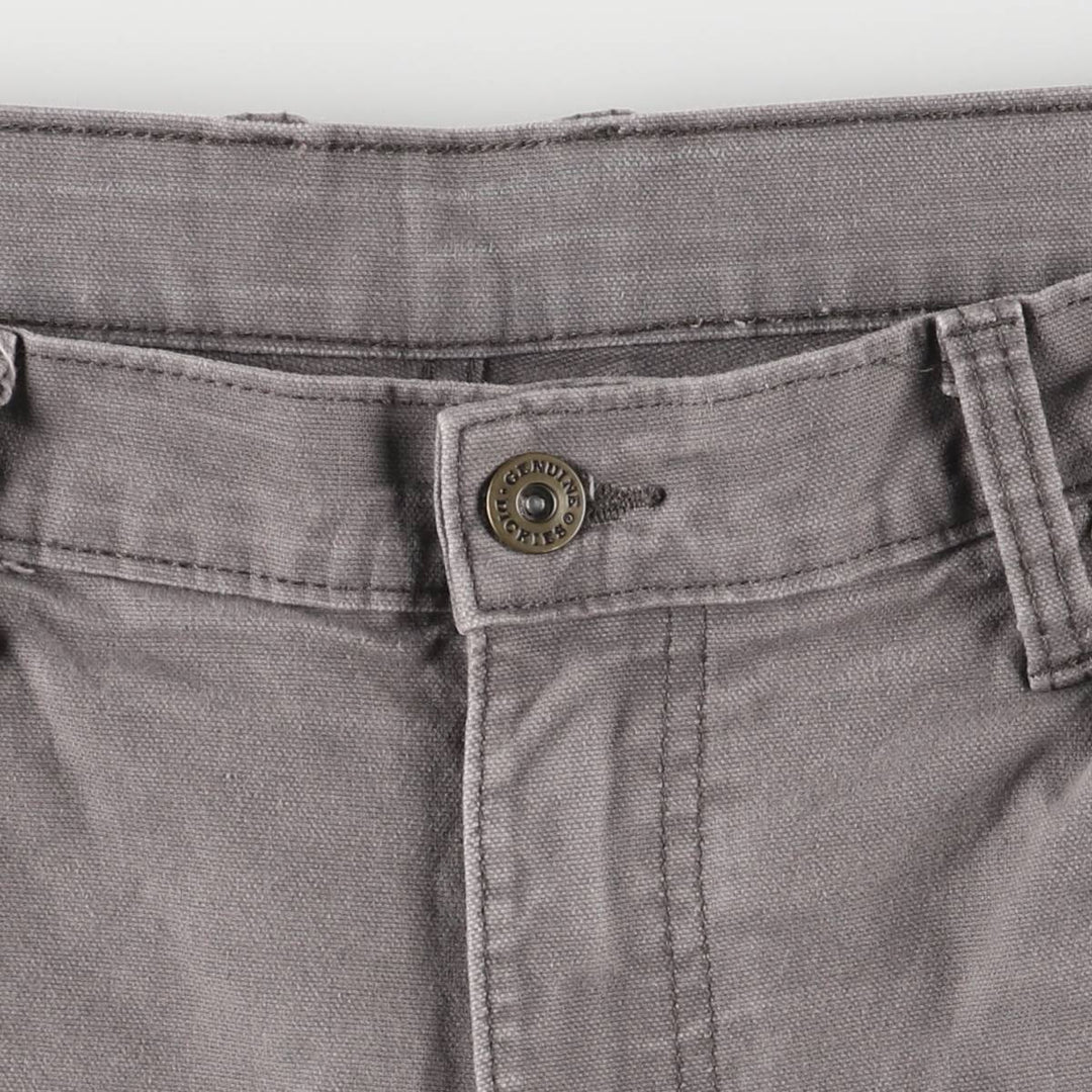 Dickies Duck Painter Shorts, Half Pants, Men's, W37 equivalent cotton gray type Vintage Second Hand