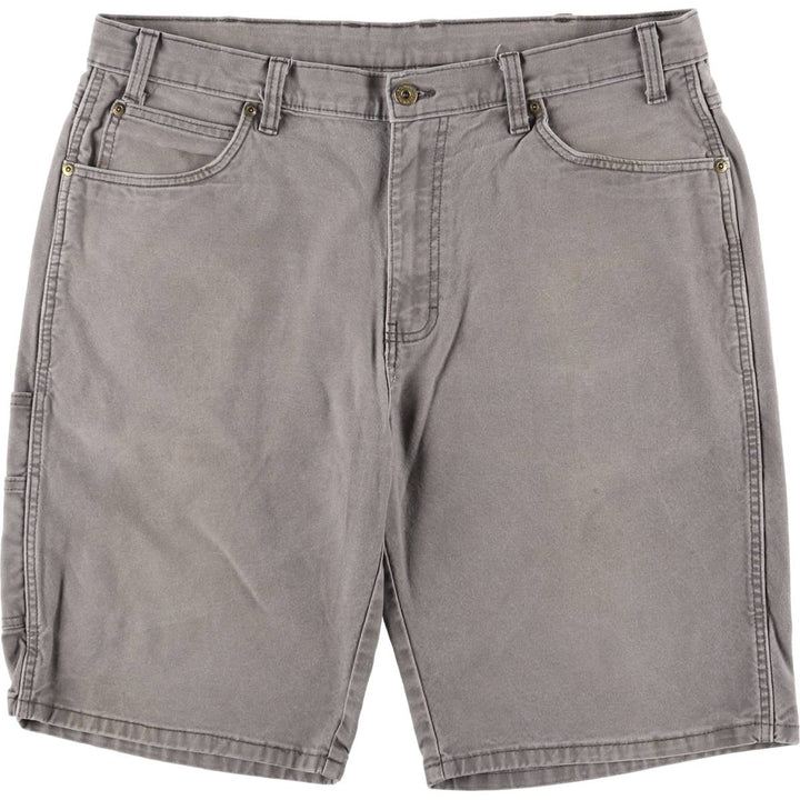 Dickies Duck Painter Shorts, Half Pants, Men's, W37 equivalent cotton gray type Vintage Second Hand