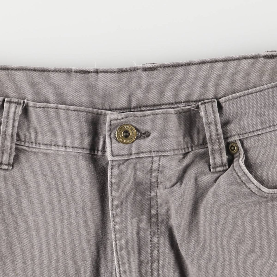 Dickies Duck Painter Shorts, Half Pants, Men's, W37 equivalent cotton gray type Vintage Second Hand