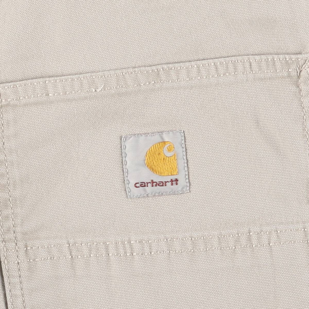 Carhartt Relaxed Fit Duck Painter Shorts, Men's, W34 equivalent cotton gray type Vintage Second Hand
