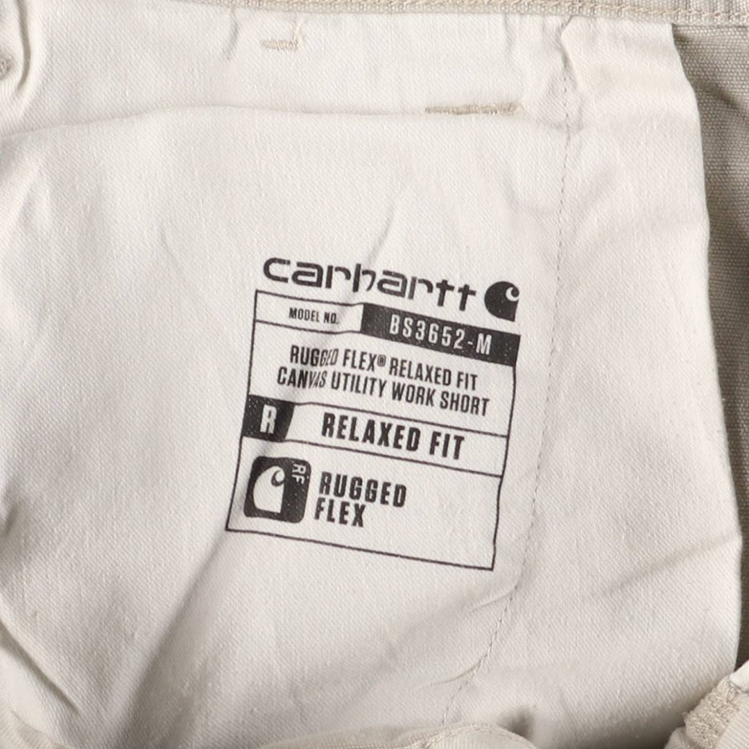 Carhartt Relaxed Fit Duck Painter Shorts, Men's, W34 equivalent cotton gray type Vintage Second Hand