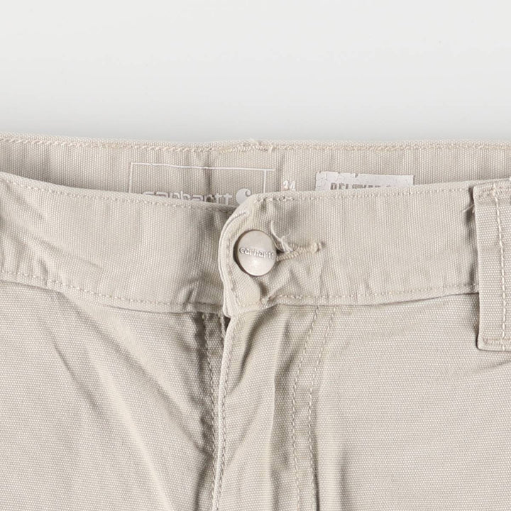 Carhartt Relaxed Fit Duck Painter Shorts, Men's, W34 equivalent cotton gray type Vintage Second Hand