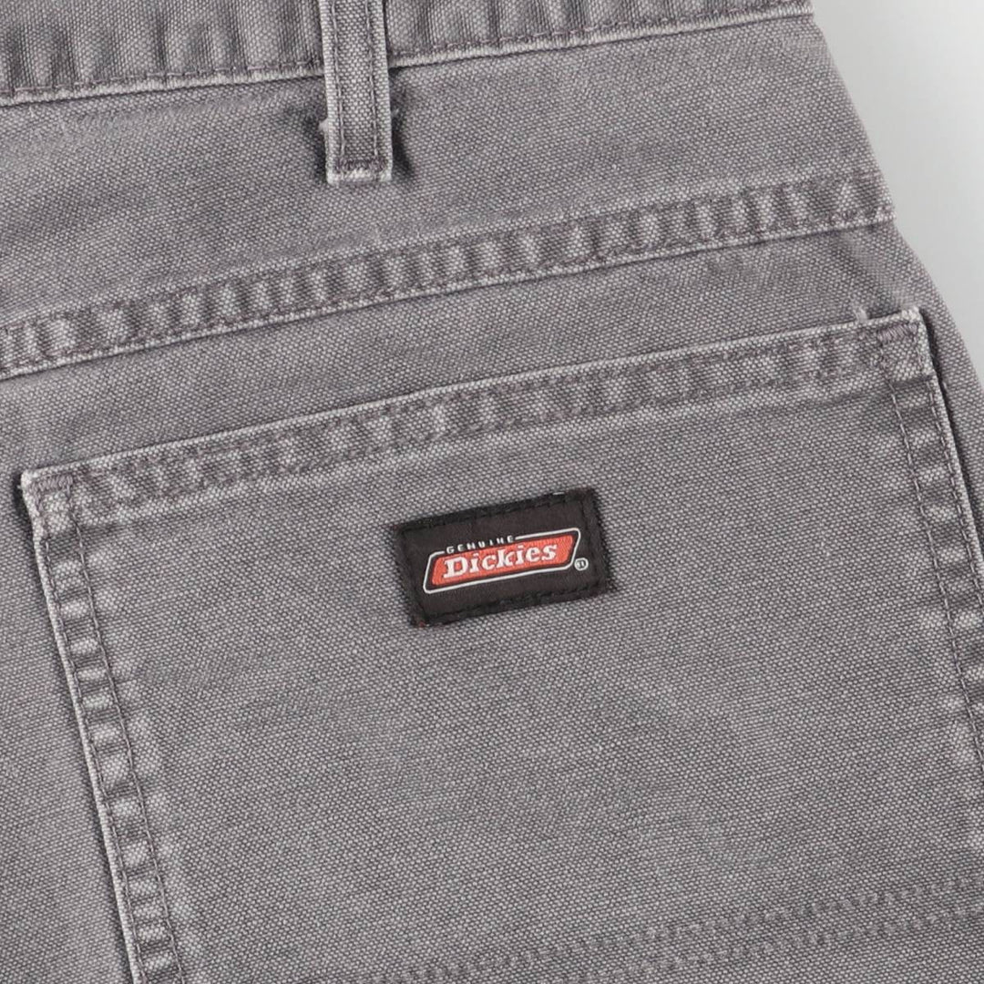Dickies Duck Cargo Shorts, Half Pants, Men's, W37 equivalent cotton gray type Vintage Second Hand