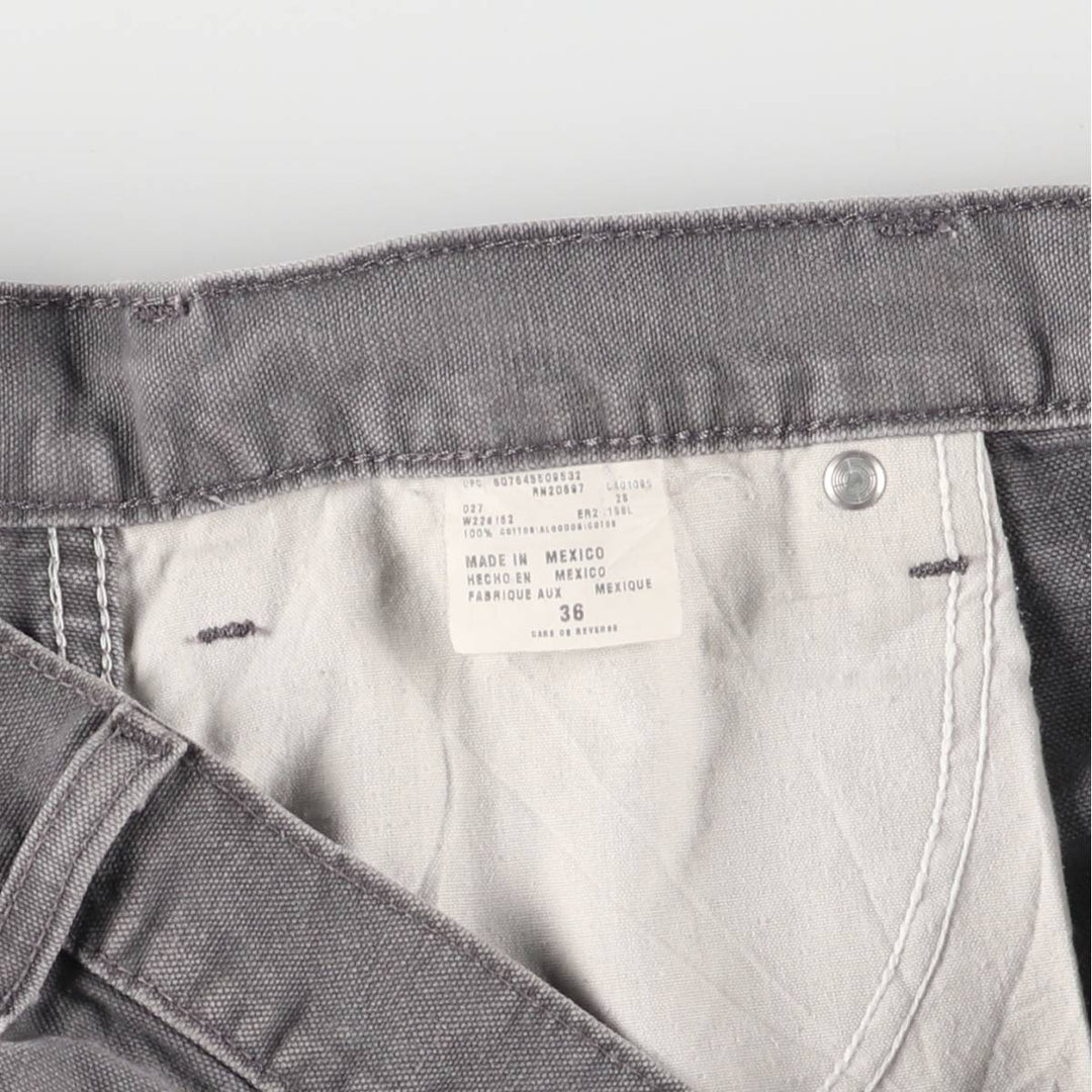 Dickies Duck Cargo Shorts, Half Pants, Men's, W37 equivalent cotton gray type Vintage Second Hand