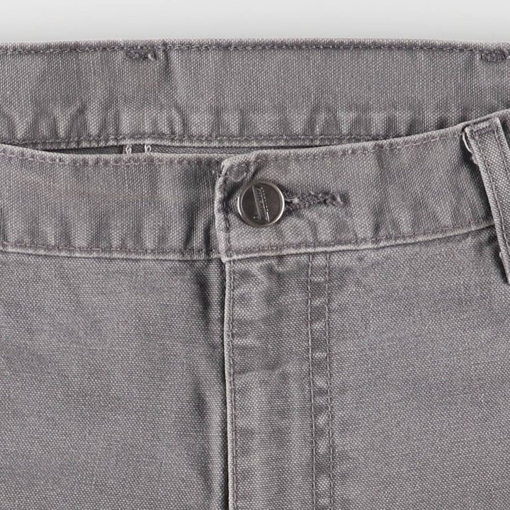 Dickies Duck Cargo Shorts, Half Pants, Men's, W37 equivalent cotton gray type Vintage Second Hand