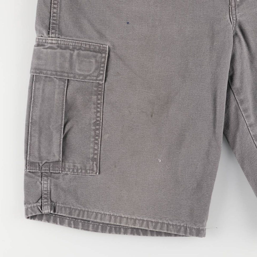 Dickies Duck Cargo Shorts, Half Pants, Men's, W37 equivalent cotton gray type Vintage Second Hand