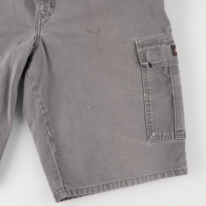 Dickies Duck Cargo Shorts, Half Pants, Men's, W37 equivalent cotton gray type Vintage Second Hand