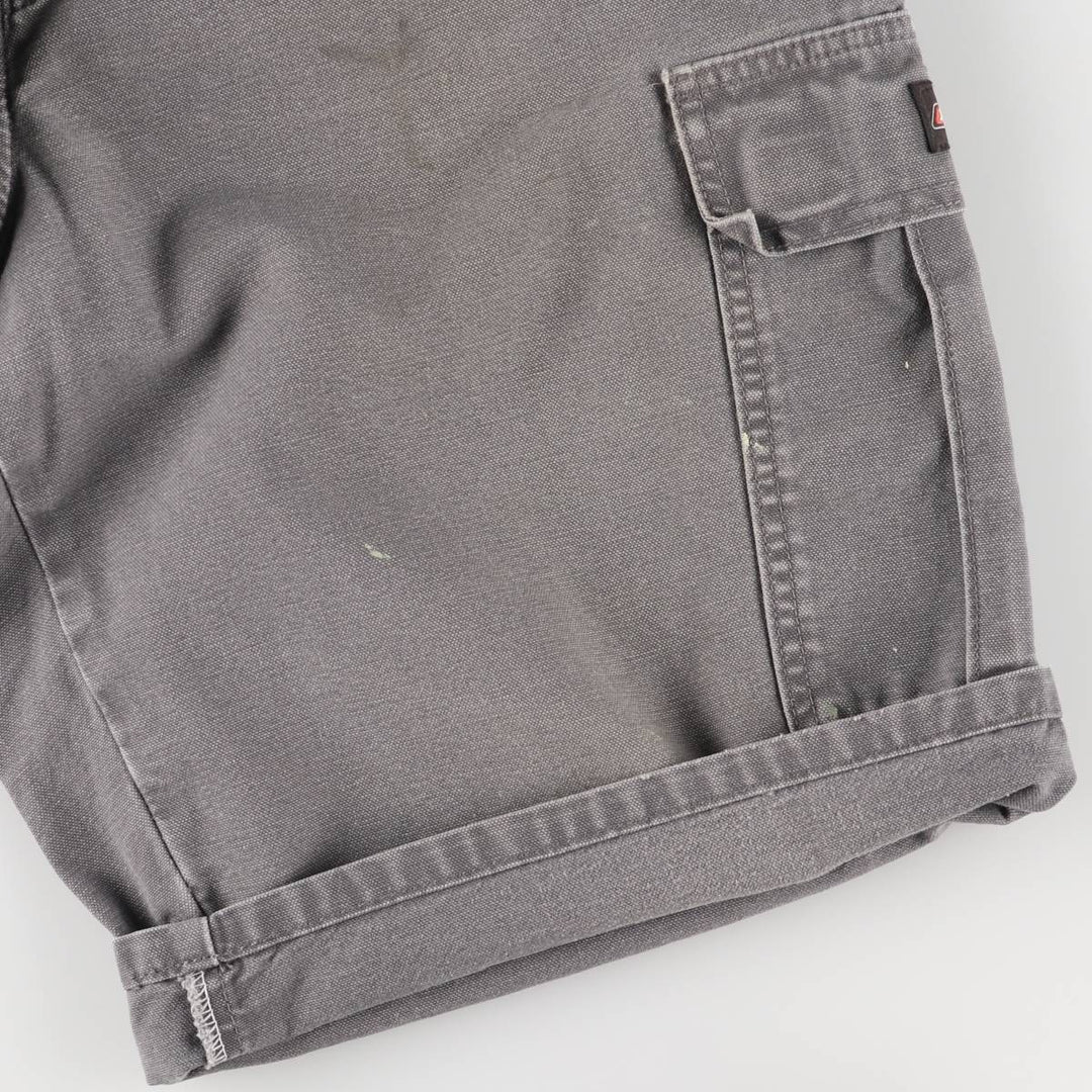 Dickies Duck Cargo Shorts, Half Pants, Men's, W37 equivalent cotton gray type Vintage Second Hand