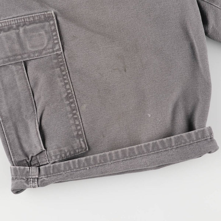 Dickies Duck Cargo Shorts, Half Pants, Men's, W37 equivalent cotton gray type Vintage Second Hand
