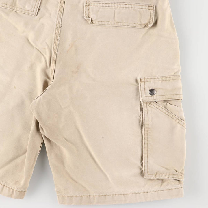 Carhartt Relaxed Fit Duck Cargo Shorts, Shorts, Men's, W34 equivalent unclear Beige type Vintage Second Hand