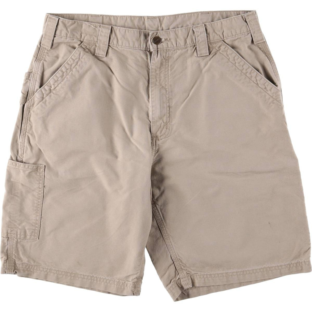 Carhartt Duck Painter Shorts, Shorts, Men's, W36 equivalent cotton Beige type Vintage Second Hand