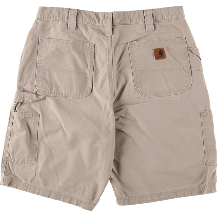 Carhartt Duck Painter Shorts, Shorts, Men's, W36 equivalent cotton Beige type Vintage Second Hand