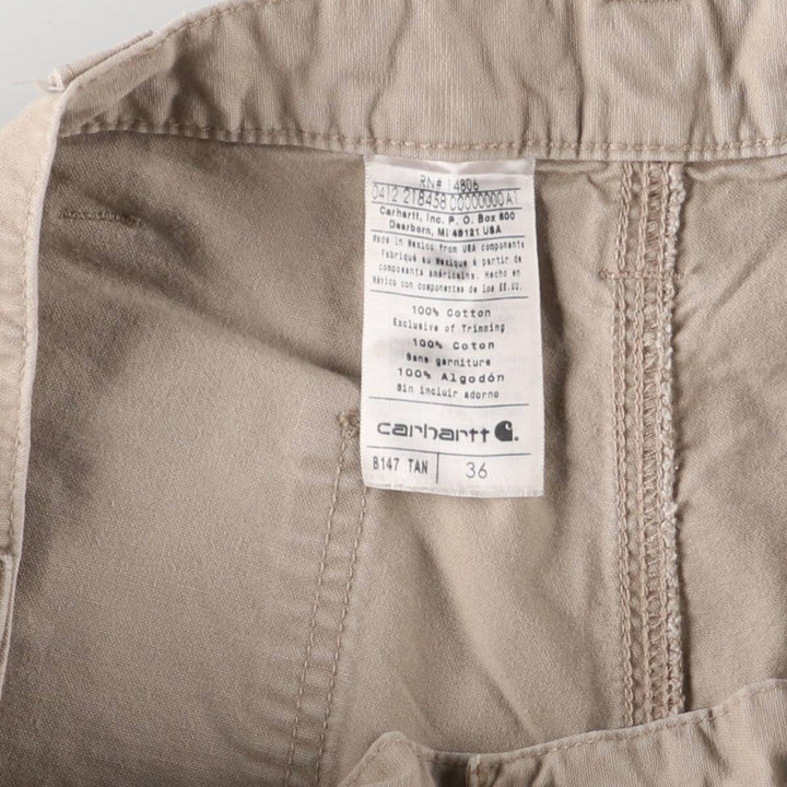 Carhartt Duck Painter Shorts, Shorts, Men's, W36 equivalent cotton Beige type Vintage Second Hand