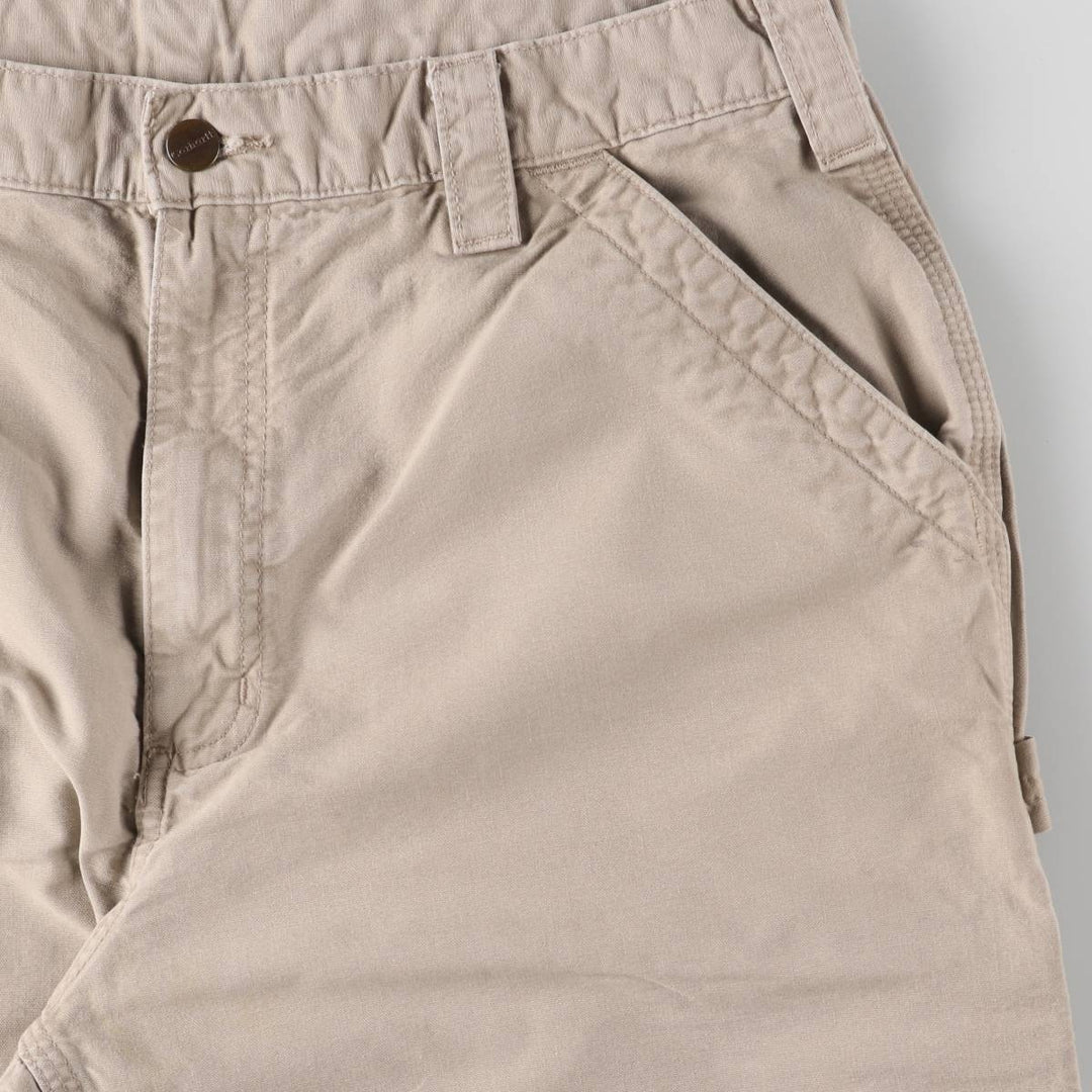 Carhartt Duck Painter Shorts, Shorts, Men's, W36 equivalent cotton Beige type Vintage Second Hand