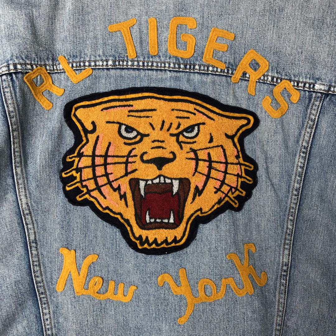 Ralph Lauren POLO RALPH LAUREN denim jacket G-jacket Men's XXL equivalent cotton blue type Vintage Second Hand