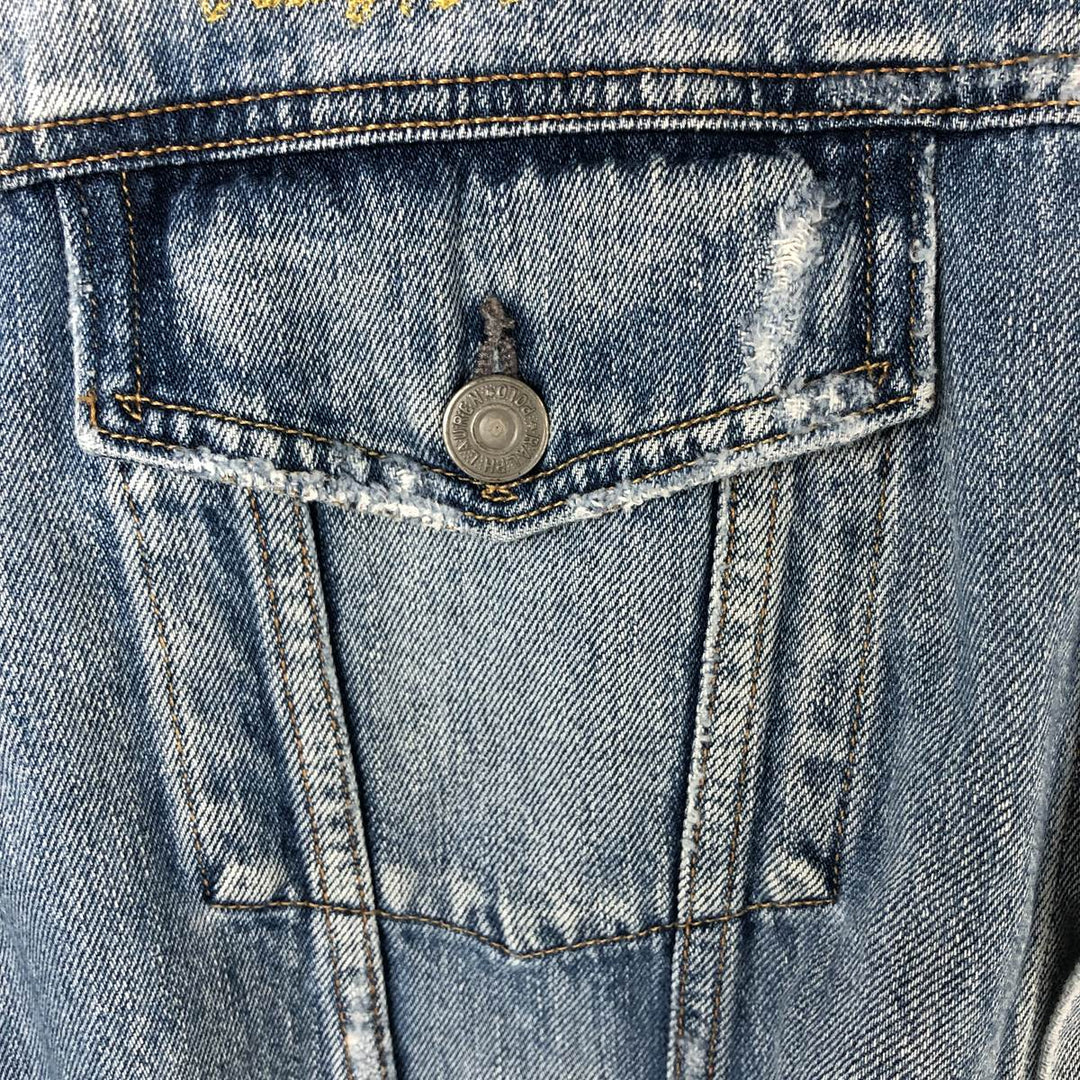 Ralph Lauren POLO RALPH LAUREN denim jacket G-jacket Men's XXL equivalent cotton blue type Vintage Second Hand