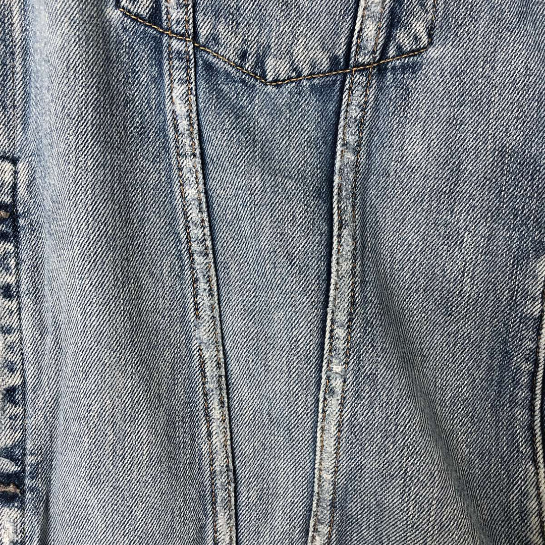 Ralph Lauren POLO RALPH LAUREN denim jacket G-jacket Men's XXL equivalent cotton blue type Vintage Second Hand