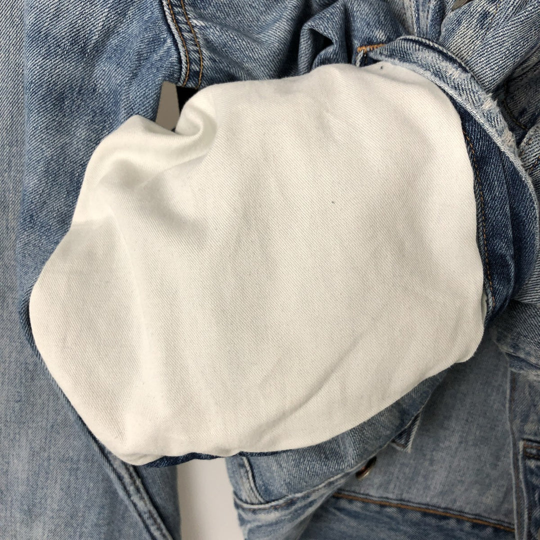 Ralph Lauren POLO RALPH LAUREN denim jacket G-jacket Men's XXL equivalent cotton blue type Vintage Second Hand